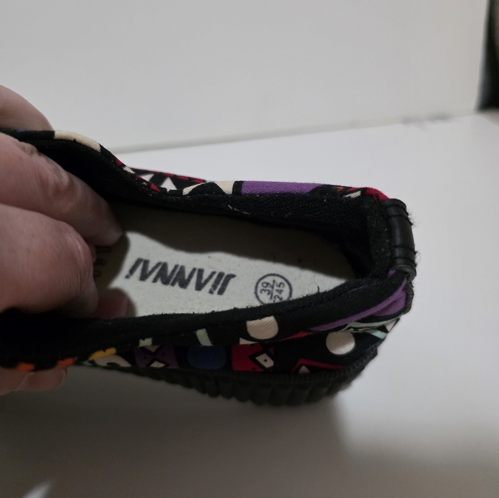 ❌️SOLD❌️BOHEMIAN CANVAS PLATFORM SNEAKERS SIZE 8.5 - Picture 6 of 8